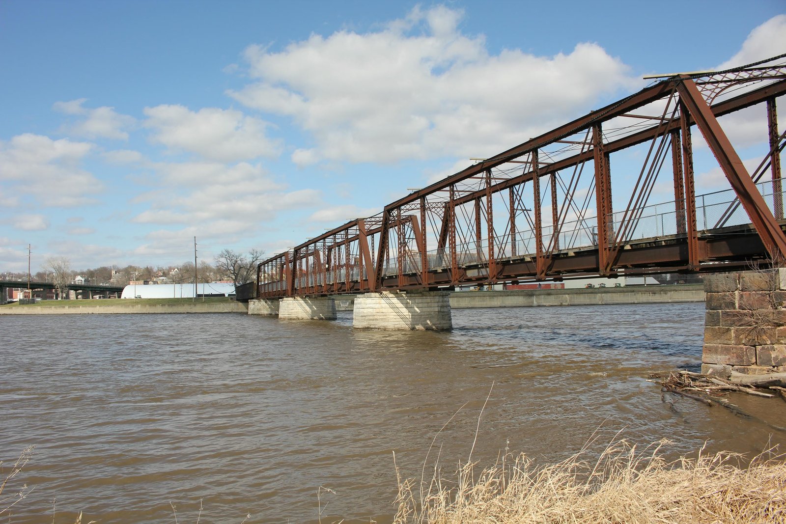 Looking north